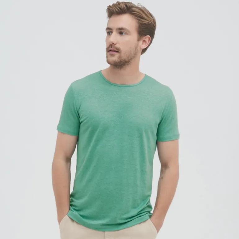 LIVING CRAFTS ANDY | Leinen T-Shirt^Herren Shirts & Polos