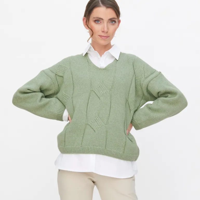 LIVING CRAFTS NEELE | Pullover^Damen Strick & Sweatshirts